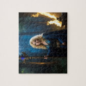 Golden Staff Sorceress van de Magic Bossen Legpuzzel (Verticaal)