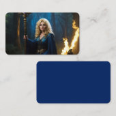 Golden Staff tovenares van het Magic Bossen Bladwi Visitekaartje (Voorkant / Achterkant)