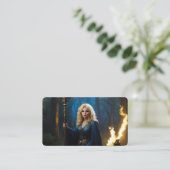 Golden Staff tovenares van het Magic Bossen Bladwi Visitekaartje (Staand voorkant)