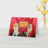 Golden Stage Birthday Kaart (Gele Bloem)