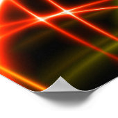 Golden Stage Light 3D rendering Poster (Hoek)