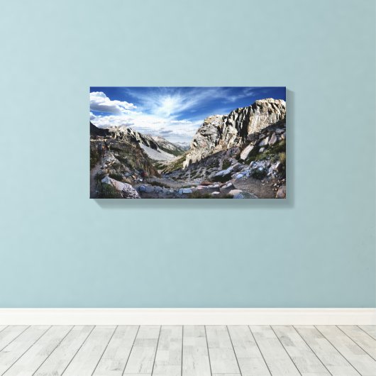 Golden Staircase - John Muir Trail Canvas Afdruk (Insitu (Houten vloer))