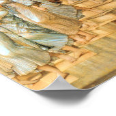 Golden Stairs van Edward Burne Print (Hoek)