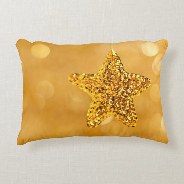 Golden Star Accent Kussen (Voorkant)