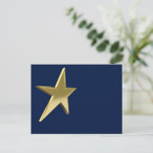 Golden star briefkaart (Staand voorkant)