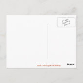 Golden Star Burst-Briefkaart Briefkaart (Achterkant)