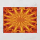 Golden Star Burst-Briefkaart Briefkaart (Voorkant)