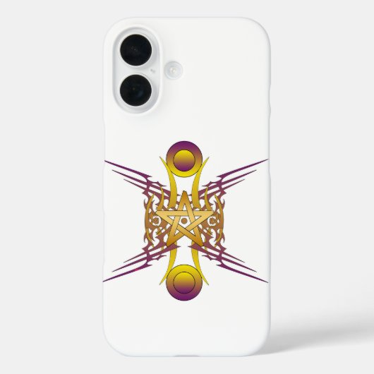 Golden Star Case-Mate iPhone Case (Achterkant)