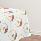 Golden Star en kerstaven Tafelkleed (Voorbeeld)