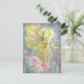 Golden Star Fairy Briefkaart (Staand voorkant)