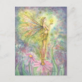 Golden Star Fairy Briefkaart (Voorkant)