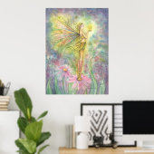 Golden Star Flower Fairy Poster (Thuiskantoor)