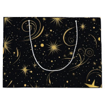 Golden Star Gift Bag