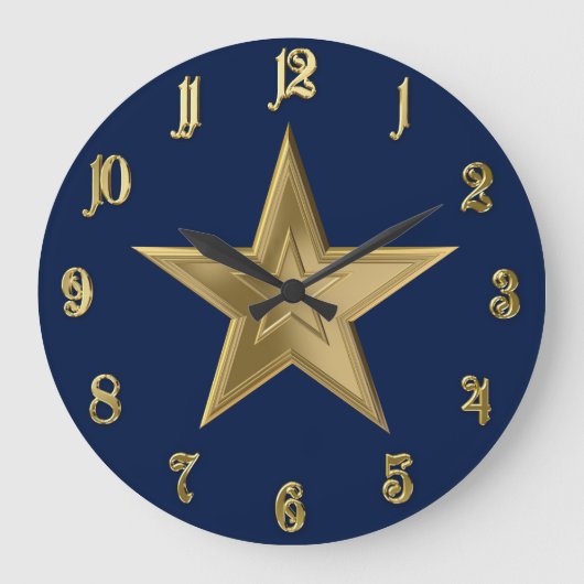 Golden star grote klok (Voorkant)