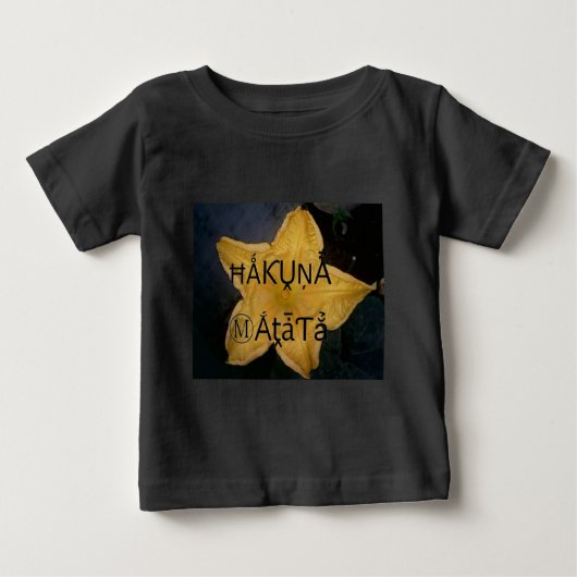 Golden Star Hakuna Matata Kunstdruk (Voorkant)