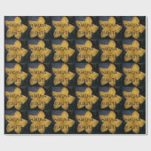 Golden Star Hakuna Matata Kunstdruk Cadeaupapier (Vlak)