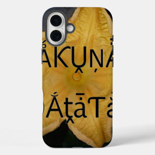 Golden Star Hakuna Matata Kunstdruk iPhone 16 Plus Hoesje