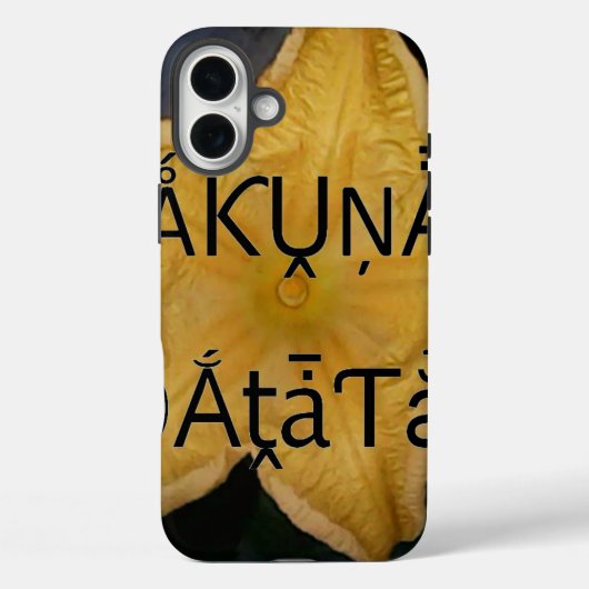 Golden Star Hakuna Matata Kunstdruk Case-Mate iPhone Case (Achterkant)