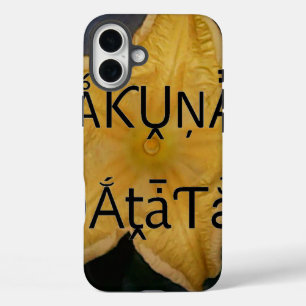 Golden Star Hakuna Matata Kunstdruk iPhone 16 Plus Hoesje