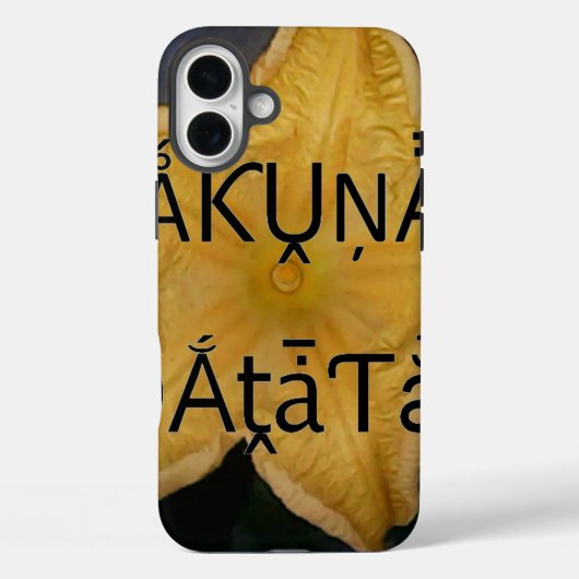 Golden Star Hakuna Matata Kunstdruk Case-Mate iPhone Case (Achterkant)