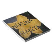 Golden Star Hakuna Matata Kunstdruk Notitieblok (Schuin)