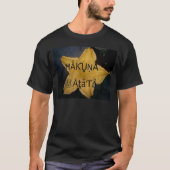 Golden Star Hakuna Matata Kunstdruk T-shirt (Voorkant)