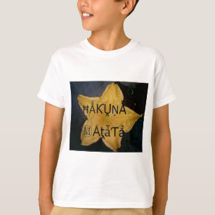 Golden Star Hakuna Matata Kunstdruk T-shirt