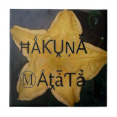 Golden Star Hakuna Matata Kunstdruk Tegeltje (Voorkant)