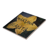 Golden Star Hakuna Matata Kunstdruk Tegeltje (Zijkant)