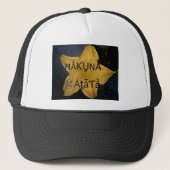 Golden Star Hakuna Matata Kunstdruk Trucker Pet (Voorkant)