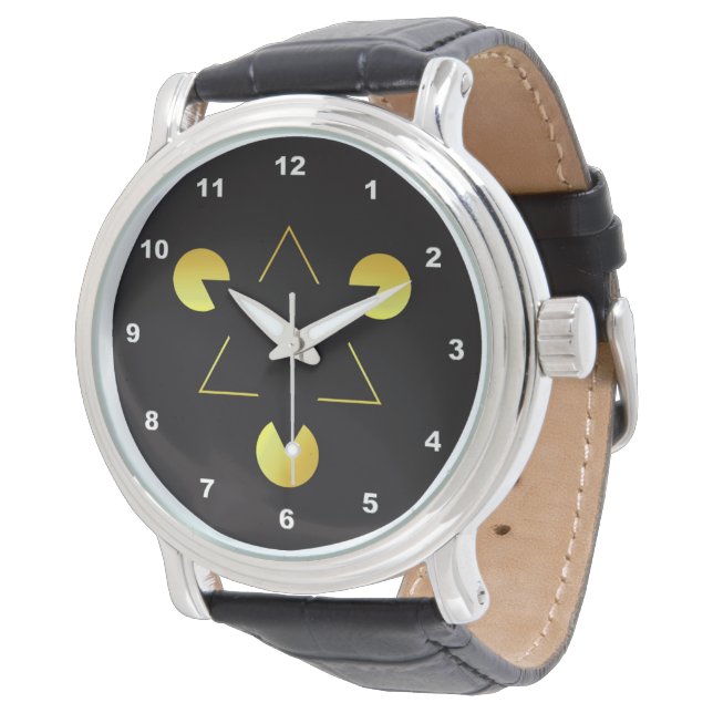 Golden Star-illusie Horloge (Gekanteld)