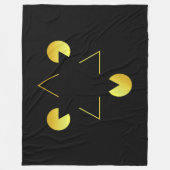 Golden Star illusion Fleece Blanket (Voorkant)