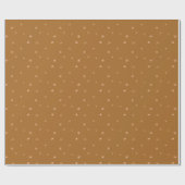 Golden Star Pattern Wrapping Paper Cadeaupapier (Vlak)