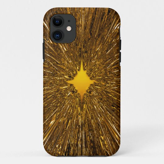 Golden starburst Case-Mate iPhone case (Achterkant)