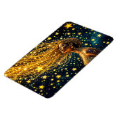 Golden stardust mode beauty girl glow sky magneet (Linkerzijde)