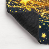 Golden stardust mode beauty girl glow sky muismat (Hoek)