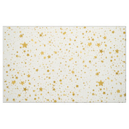 Golden Stars2 — Pure White- Stof