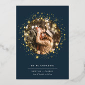 Golden Stars | Aankondiging foto-Verloving (Voorkant)