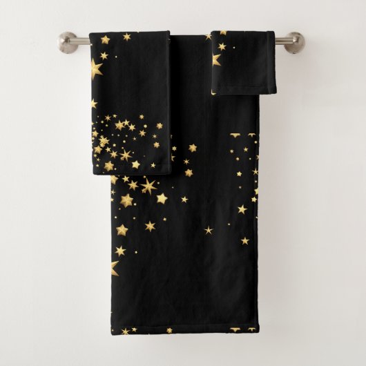 Golden Stars Bad Handdoek (Insitu)