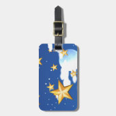 Golden Stars - Bagagelabel (Voorkant verticaal)