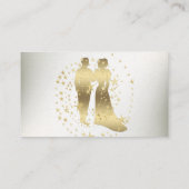 Golden Stars Bride en Groom Informatiekaartje (Achterkant)