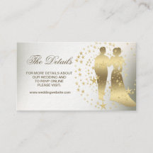 Golden Stars Bride en Groom 