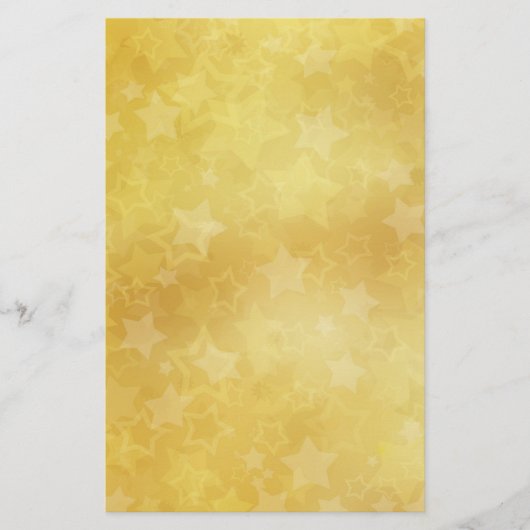 Golden Stars  briefpapier (Voorkant)