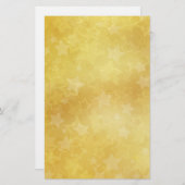 Golden Stars  briefpapier (Voorkant / Achterkant)