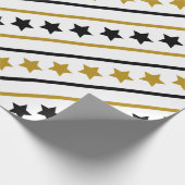 Golden Stars Cadeaupapier (Hoek)