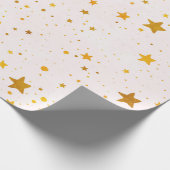 Golden Stars Cadeaupapier (Hoek)