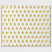 Golden Stars Cadeaupapier (Vlak)