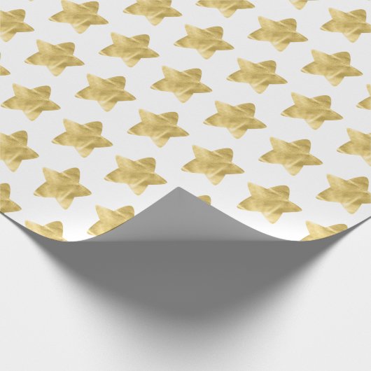 Golden Stars Cadeaupapier (Hoek)