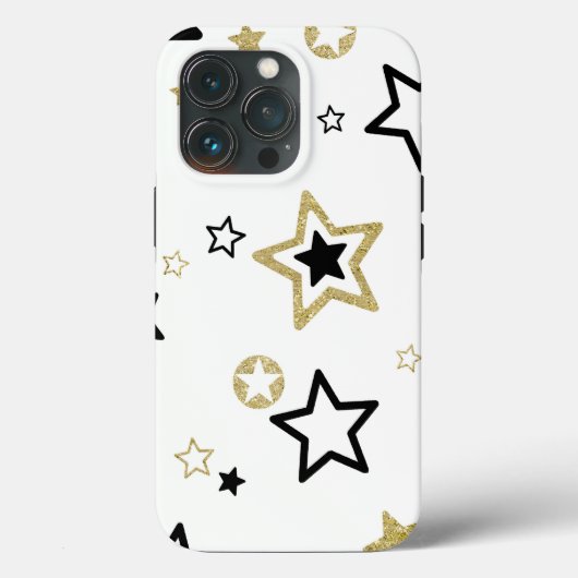 Golden Stars Classy Case-Mate iPhone Case (Achterkant)
