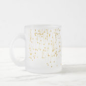 Golden Stars -Custom Your Color- Matglas Koffiemok (Links)